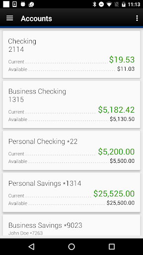 Android application FAIRWINDS Mobile Banking screenshort