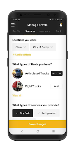 MyHaulier - Haulier App Screen 3