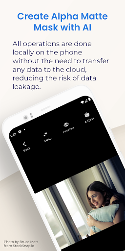 Android application MatteFX - AI Background Eraser screenshort