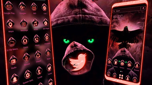 Android application Eagle Hoodie Launcher Theme screenshort