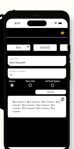 Cool Fonts Loop: Text Repeater Screen 3