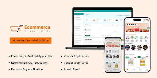 Android application ESC - Multivendor Ecommerce screenshort