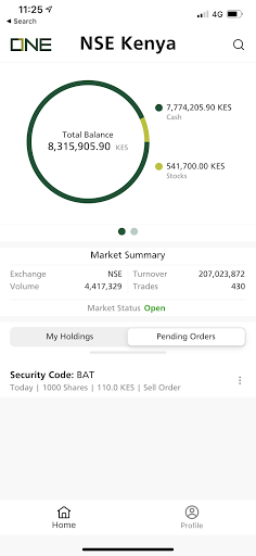 EFG Hermes One Kenya Screen 2