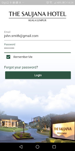 Android application Saujana screenshort