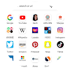 Web social media browser icon