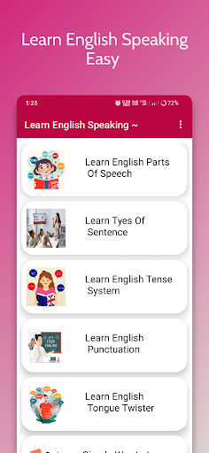 Android application Learn English Speaking 2024 screenshort