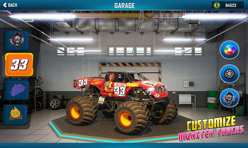 Monster Truck Mega Ramp Stunts Extreme Stunt Games  screenshots 2