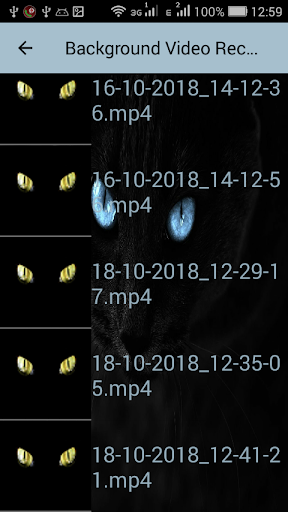 Background Video Recorder Screen 2