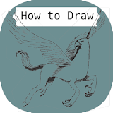 Drawing lessons mythical creatures icon