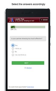 Free Mod Loyalty Test – Is my partner cheating on me? Quiz 4