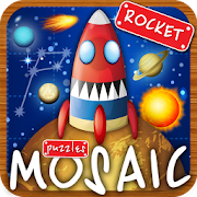Puzzle game a rocket