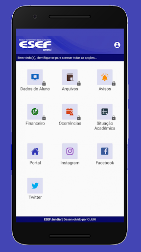 Android application ESEF Jundiaí screenshort