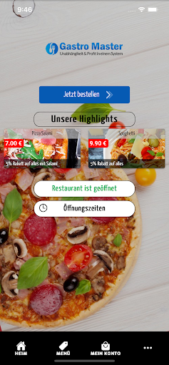 Demo - Gastro Master Screen 2
