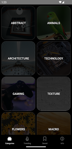 Android application 4K Wallpapers screenshort