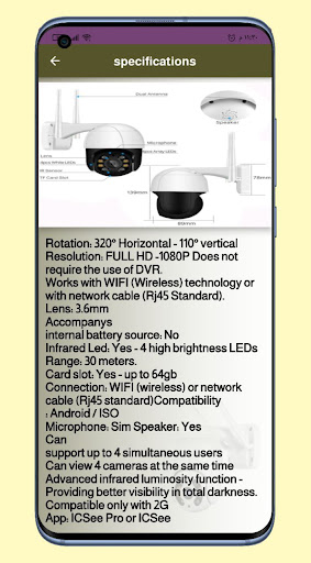 iCsee wifi camera hint guide