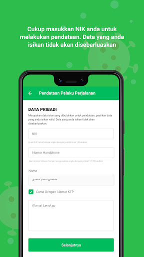 Android application Pancoban screenshort