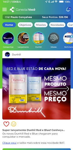 Android application Conecta Você screenshort
