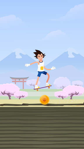Rolling Jumper : Orange ball! Screen 2