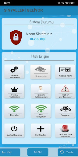 Avacs Alarm Screen 2