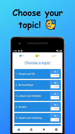 Android application Learn Finnish screenshort