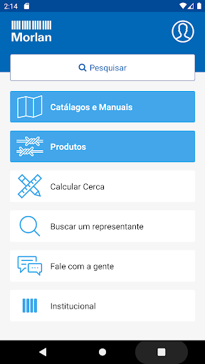 Android application Morlan screenshort