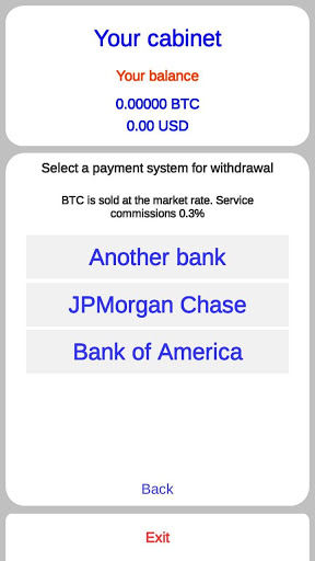 Обменник Биткоин кошелёк