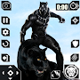 Black Flying Panther SuperHero