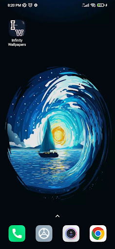 Android application Infinity Wallpapers screenshort