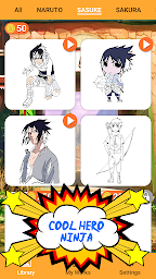 Ninja Kage: Coloring by Number