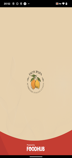Android application Don Papa Restaurant screenshort