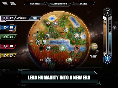 ภาพหน้าจอของ Terraforming Mars