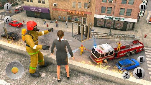 Android application 911 Emergency Fire Truck Games screenshort