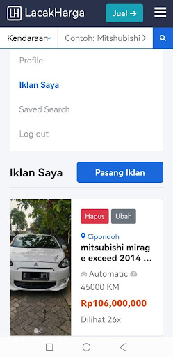 LacakHarga - Cari Mobil Rumah Screen 2