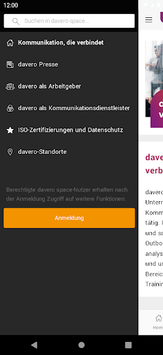 davero space Screen 2