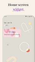 screenshot of Days Until countdown | widget