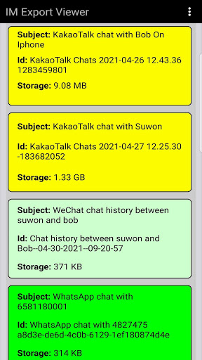 Instant Messenger Export Lite