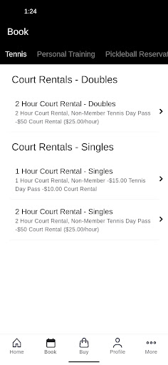 Gravity Fitness and Tennis Screen 2