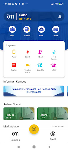 Android application MyUM Pontianak screenshort