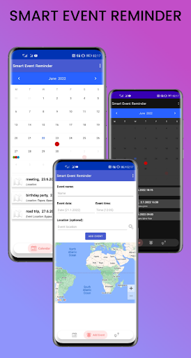 Android application Smart Event Reminder Full screenshort
