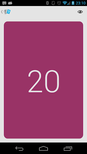 Android application Planning Poker screenshort