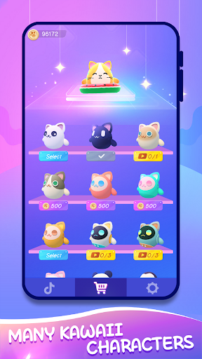 Dancing Meow: Cats & Tiles Hop Screen 2