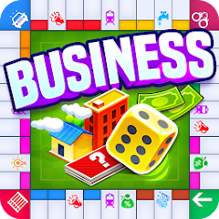 Business Board Game,Online Business Survival,Flat Design of Online