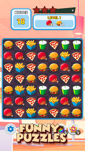 Crush The Burger Match 3 Game Screen 3
