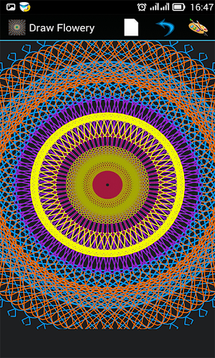 Android application Draw Flowery screenshort
