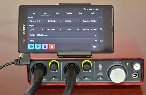 USB Audio Recorder PRO Capture d'écran