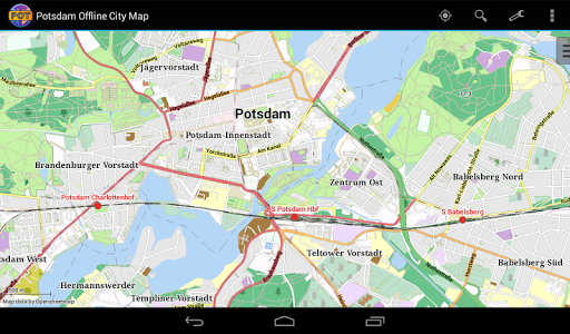 Potsdam Offline City Map