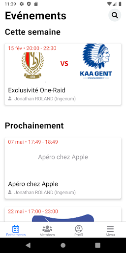 Android application One-Raid screenshort
