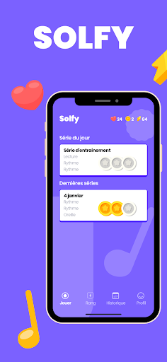 Android application Solfy : apprendre la musique screenshort