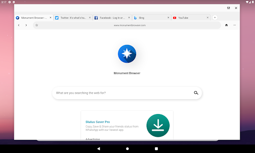 Monument Browser: Ad Blocker, Privacy Focused