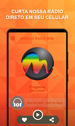 Android application Marajó Rádio Web screenshort